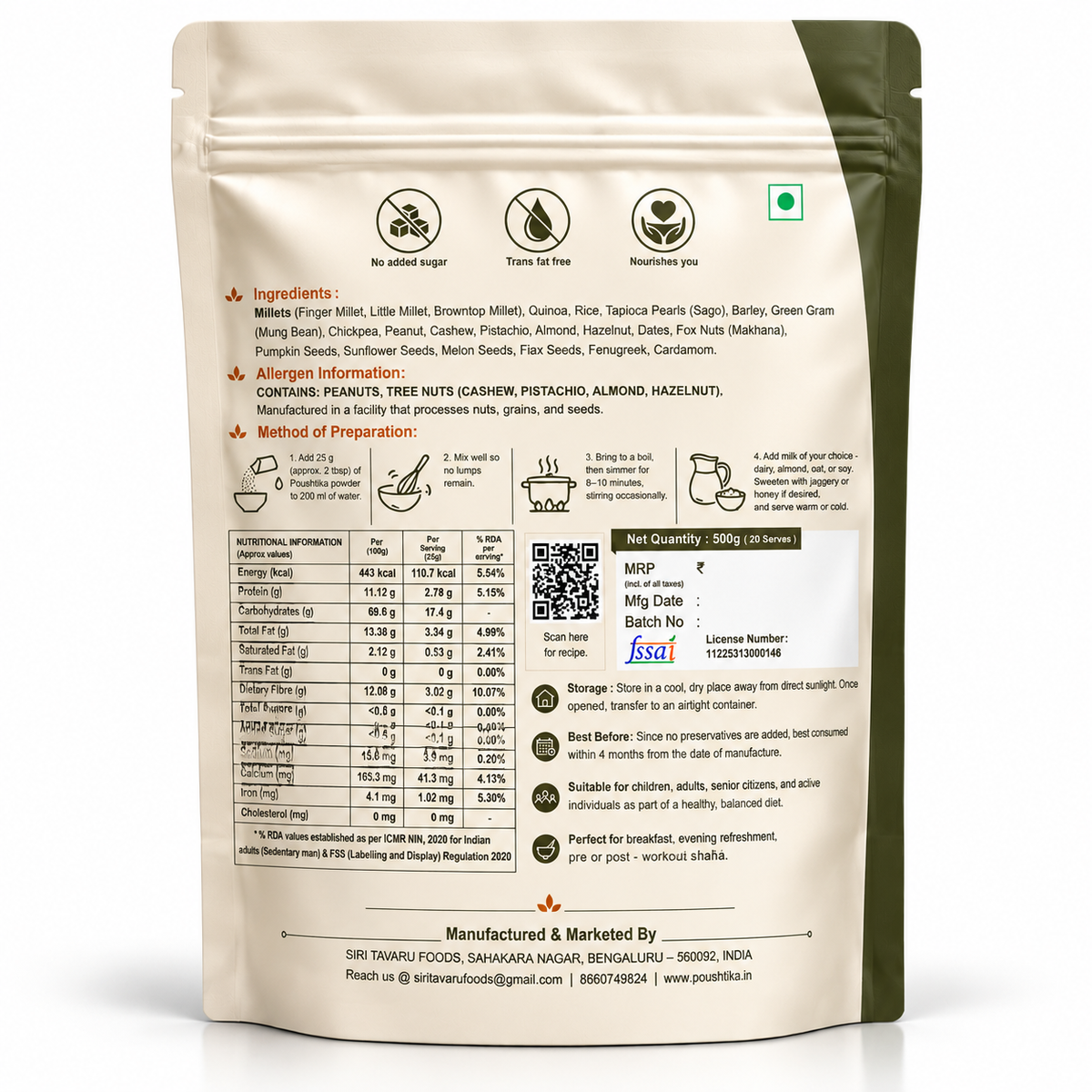Poushtika Millet Blend